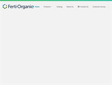Tablet Screenshot of ferti-organic.com